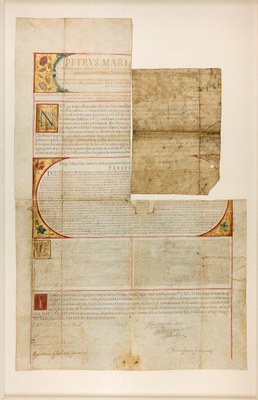 Manuscrit sur parchemin - 1642