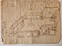 Burdinne - Ferme de la Grosse Tour - Ancien plan - 1523