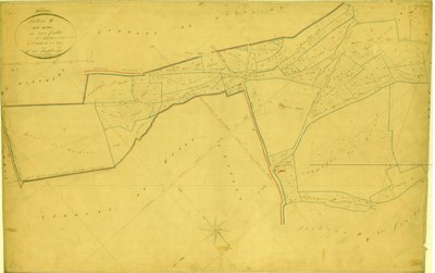 Plan cadastral primitif - Burdinne - Section B - Sud - Feuille 2 - 1829