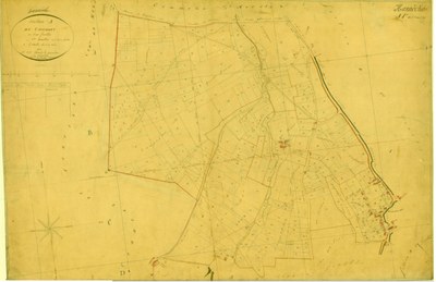 Plan cadastral primitif - Hannêche - Section A - Couchant - Feuille 1 - 1829