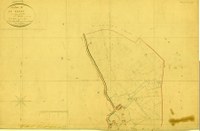 Plan cadastral primitif - Hannêche - Section B - Levant - Feuille 1 - 1829