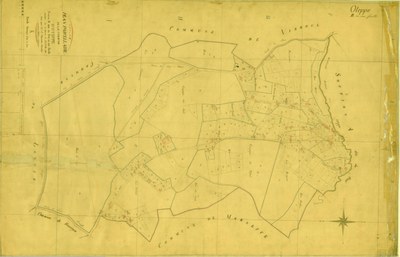 Plan cadastral primitif - Oteppe - Section B dite du Sud - 1829