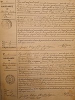 Registres communaux - Hannêche - Naissances INDEX 1800 - 1830