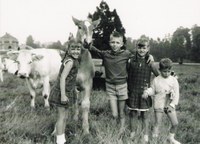 Les enfants Bodart à la campagne  - 1965